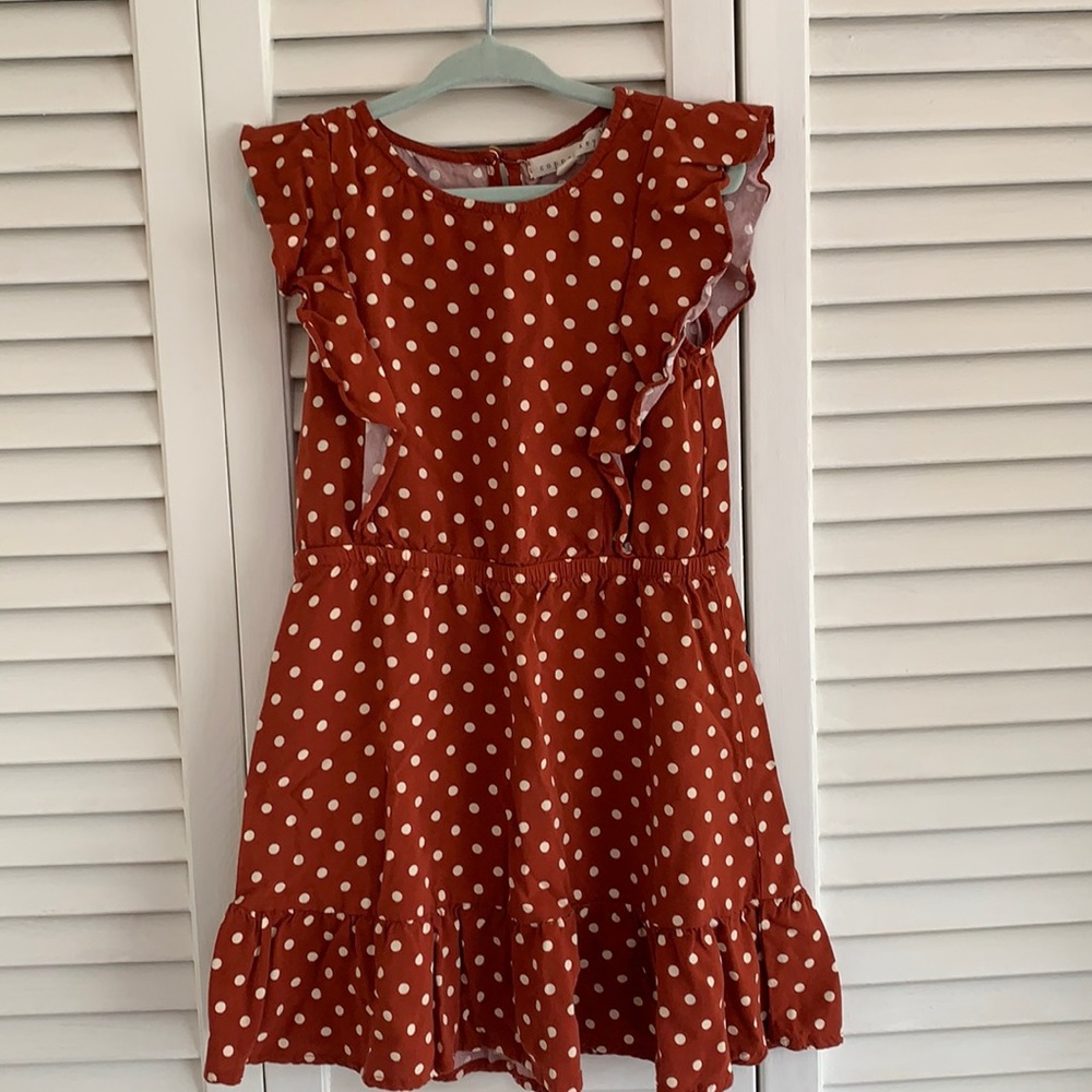 Copper key dress. Size 5